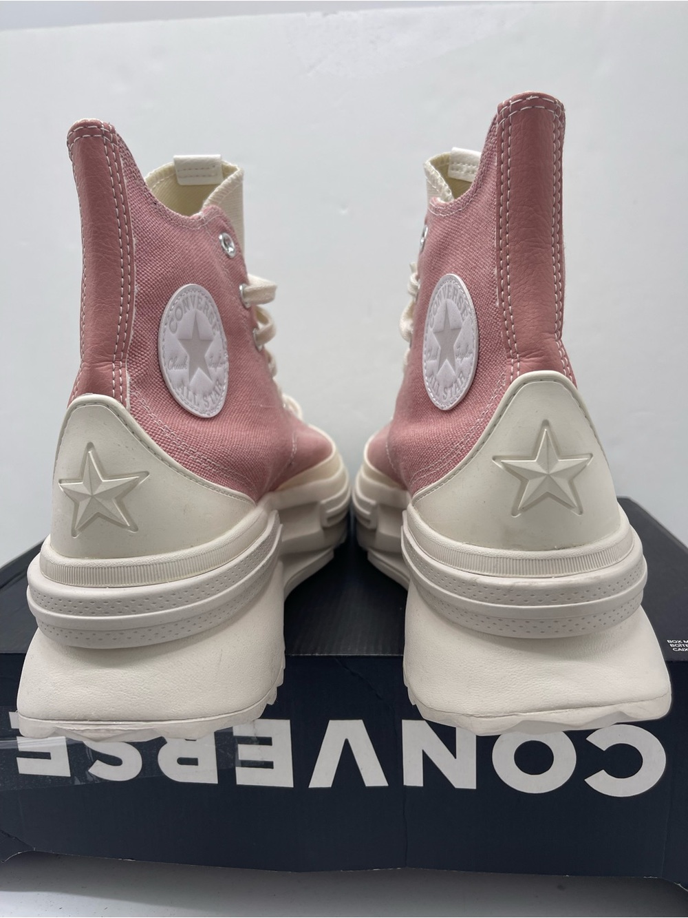 Converse Men RUN STAR LEGACY CX HI RUST PINK/PALE PUTTY/EGRET Platform Sneakers - Picture 13 of 16